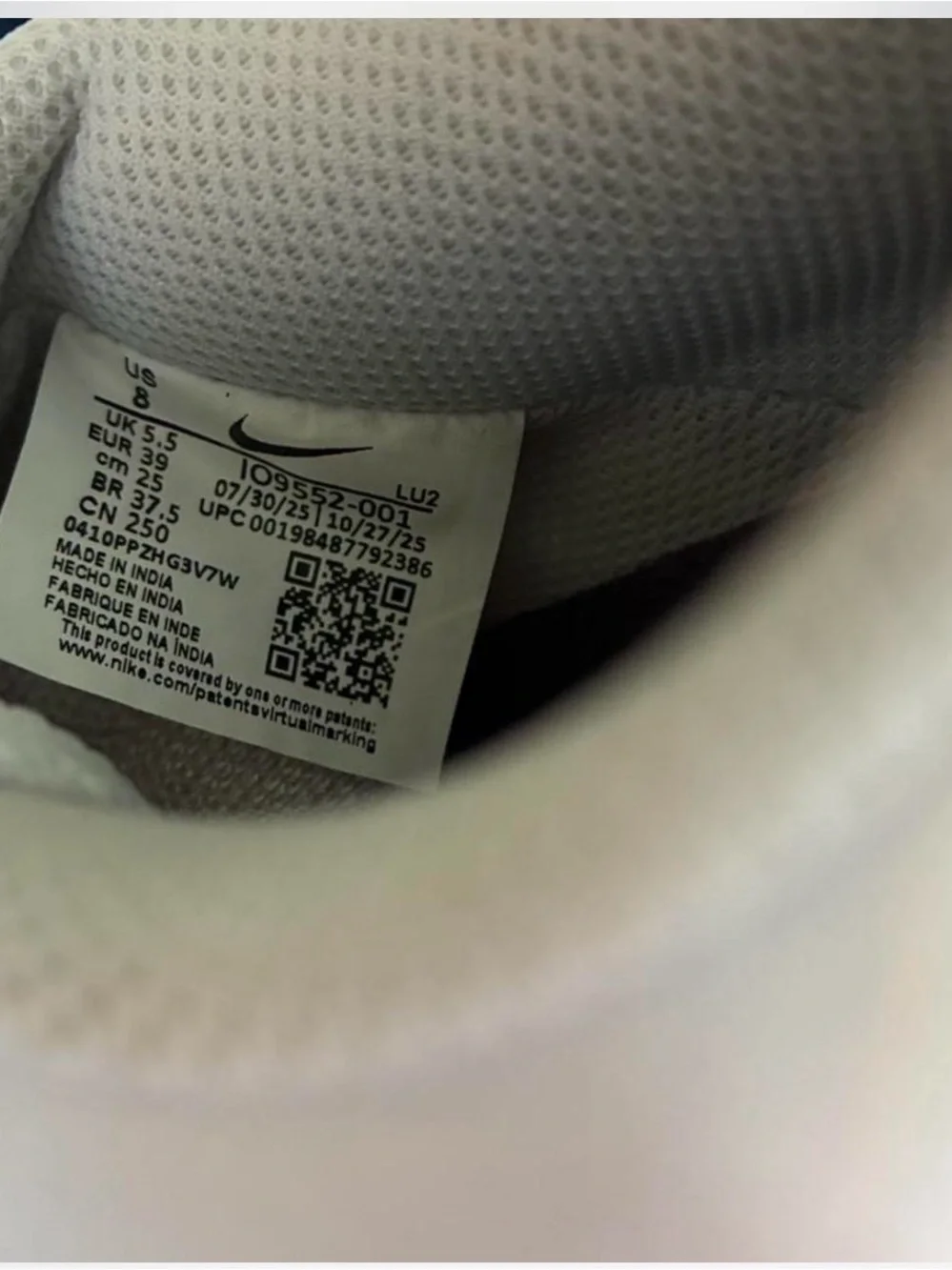 Nike clean white